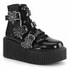 Demonia CREEPER-260 - Blk Pat Punk & Goth