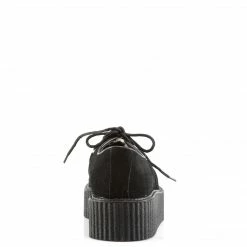 Demonia CREEPER-400 - Blk Suede-Cheetah Fur