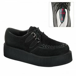 Demonia CREEPER-402S - Blk Suede
