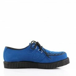Demonia CREEPER-602S - Royal Blue Suede