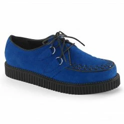 Demonia CREEPER-602S - Royal Blue Suede