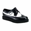 Demonia CREEPER-608 - Blk-Wht Leather