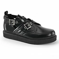Demonia Punk & Goth CREEPER-615 - Blk Leather