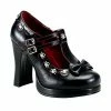 Demonia CRYPTO-06 - Blk Vegan Leather Punk & Goth
