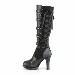 Demonia CRYPTO-106 - Blk Vegan Leather-Lace