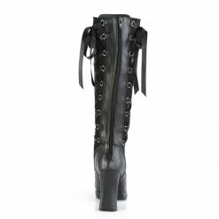 Demonia CRYPTO-106 - Blk Vegan Leather-Lace