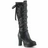 Demonia CRYPTO-106 - Blk Vegan Leather-Lace 1 Demonia CRYPTO-106 - Blk Vegan Leather-Lace