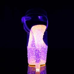 Pleaser CRYSTALIZE-308PS - Clr/Neon Icy Tangerine