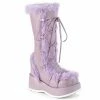 Demonia Punk & Goth CUBBY-311 - Lavender Vegan Leather