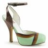 Pin Up Couture CUTIEPIE-01 - Mint Multi Faux Leather