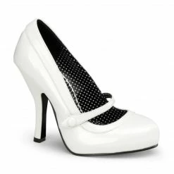 Pin Up Couture CUTIEPIE-02 - Wht Pat