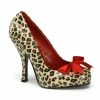 Pin Up Couture Vintage & Retro CUTIEPIE-06 - Tan Pu (Cheetah Print)