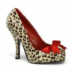 Pin Up Couture Vintage & Retro CUTIEPIE-06 - Tan Pu (Cheetah Print)