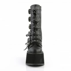 Demonia DAMNED-225 - Blk Vegan Leather Punk & Goth