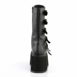 Demonia DAMNED-225 - Blk Vegan Leather Punk & Goth