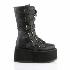 Demonia DAMNED-225 - Blk Vegan Leather Punk & Goth
