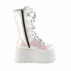 Demonia DAMNED-225 - Pearl Iridescent Vegan Leather