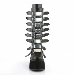 Demonia DAMNED-318 - Blk Vegan Leather