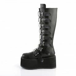 Demonia DAMNED-318 - Blk Vegan Leather