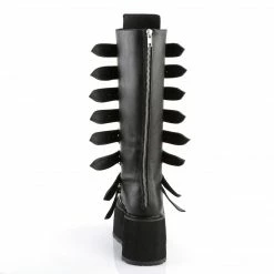 Demonia DAMNED-318 - Blk Vegan Leather