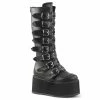 Demonia DAMNED-318 - Blk Vegan Leather