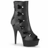 Pleaser DELIGHT-1014 - Blk Faux Leather/Blk Matte 1 Pleaser DELIGHT-1014 - Blk Faux Leather/Blk Matte