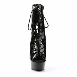Pleaser DELIGHT-1016 - Blk Pat/Blk 8 Pleaser DELIGHT-1016 - Blk Pat/Blk