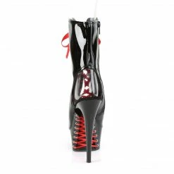 Pleaser Exotic Dancing DELIGHT-1016FH - Blk Pat/Blk