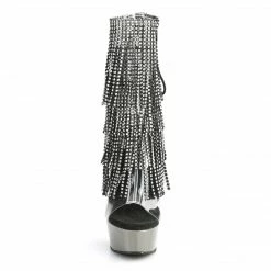 Pleaser Exotic Dancing DELIGHT-1017RSF - Clr-Blk/Dark Pewter Chrome 8 Pleaser Exotic Dancing DELIGHT-1017RSF - Clr-Blk/Dark Pewter Chrome