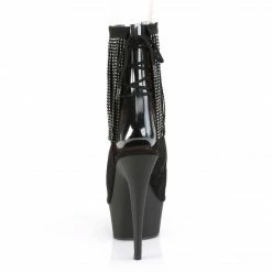 Pleaser DELIGHT-1018RSF - Blk Faux Suede/Blk Matte Exotic Dancing 10 Pleaser DELIGHT-1018RSF - Blk Faux Suede/Blk Matte Exotic Dancing