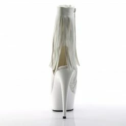 Pleaser Exotic Dancing DELIGHT-1019 - Wht Faux Leather/Wht