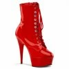 Pleaser DELIGHT-1020 - Red Pat/Red