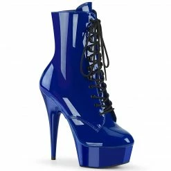 Pleaser DELIGHT-1020 - Royal Blue Pat/Royal Blue