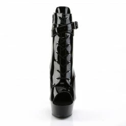 Pleaser DELIGHT-1033 - Blk Pat/Blk