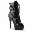 Pleaser DELIGHT-1033 - Blk Pat/Blk
