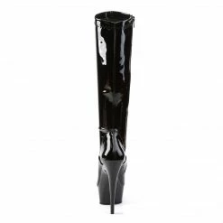 Pleaser DELIGHT-2000 - Blk Str Pat/Blk