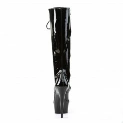 Pleaser Drag Queen DELIGHT-2023 - Blk Str Pat/Blk