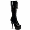 Pleaser Drag Queen DELIGHT-2023 - Blk Str Pat/Blk