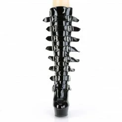 Pleaser DELIGHT-2049 - Blk Pat/Blk