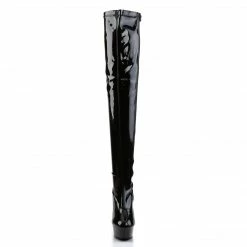 Pleaser DELIGHT-3000 - Blk Str Pat/Blk