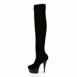 Pleaser DELIGHT-3002 - Blk Str Velvet/Blk Exotic Dancing