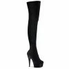 Pleaser DELIGHT-3002 - Blk Str Velvet/Blk Exotic Dancing