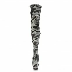 Pleaser DELIGHT-3005 - Camo Str Fabric/Camo Str Fabric