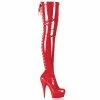 Pleaser DELIGHT-3063 - Red Str Pat/Red