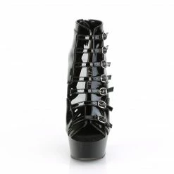 Pleaser DELIGHT-600-11 - Blk Pat/Blk