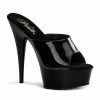 Pleaser Exotic Dancing DELIGHT-601 - Blk Pat/Blk