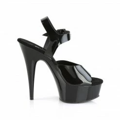 Pleaser DELIGHT-608N - Blk (Jelly-Like) TPU/Blk Exotic Dancing