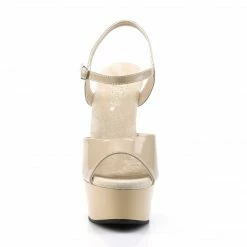 Pleaser Exotic Dancing DELIGHT-609 - Cream/Cream