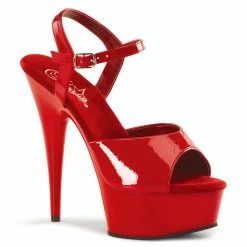Pleaser DELIGHT-609 - Red Pat/Red
