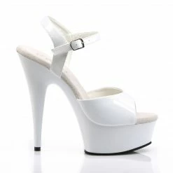 Pleaser Exotic Dancing DELIGHT-609 - Wht Pat/Wht